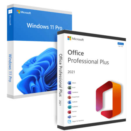 Microsoft Office 2021 professional + Windows 11 pro COMBO