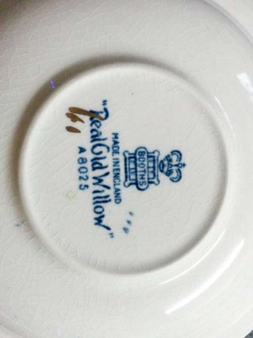 Booths "Real Old Willow" Plate