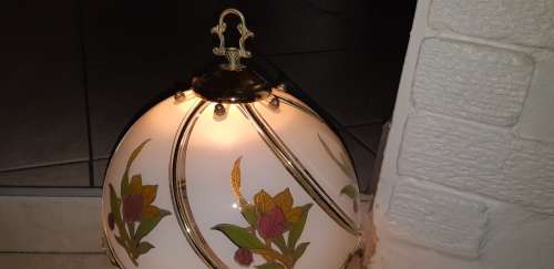 Vintage Art Deco Glass Desk lamp