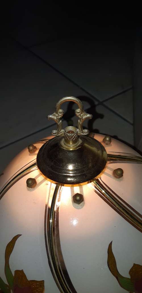 Vintage Art Deco Glass Desk lamp