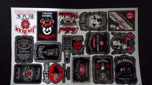 Jack Daniel's stickers x 15