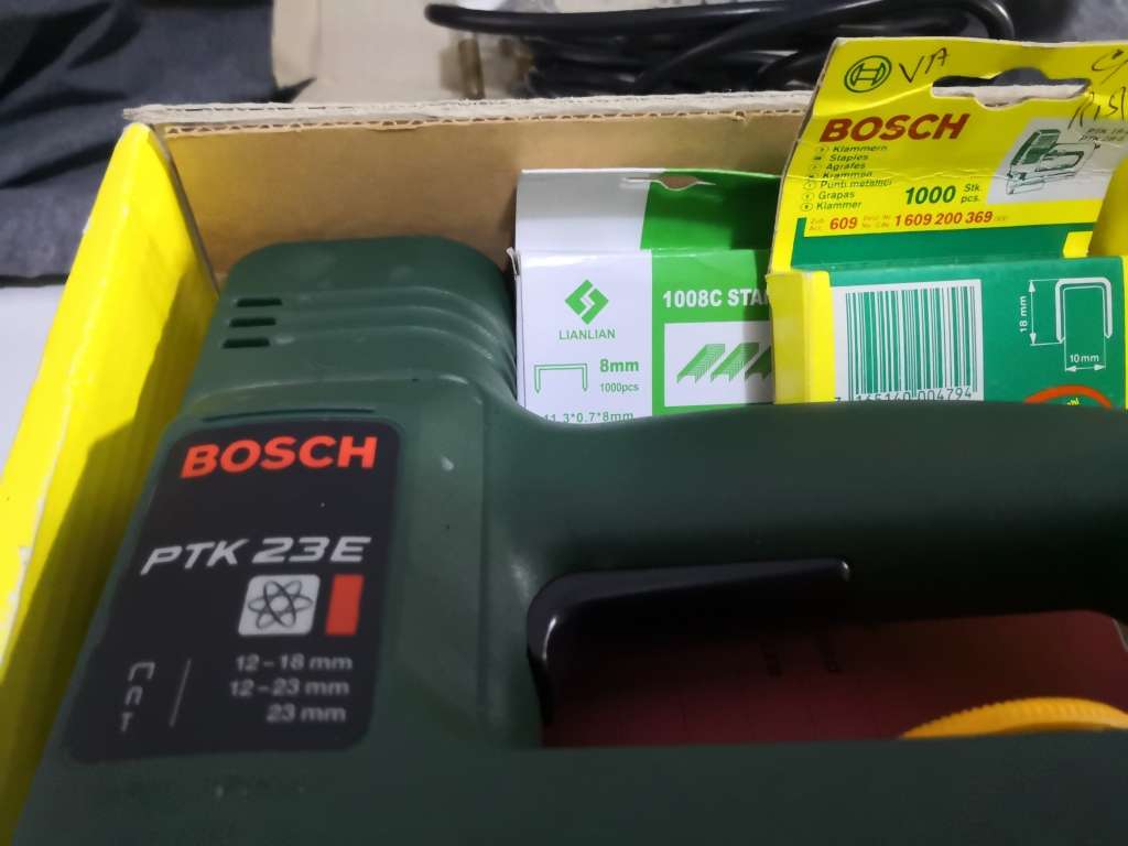 Bosch PTK 23 E  Stapler Electric Professional for Staples and nails 50W 230V