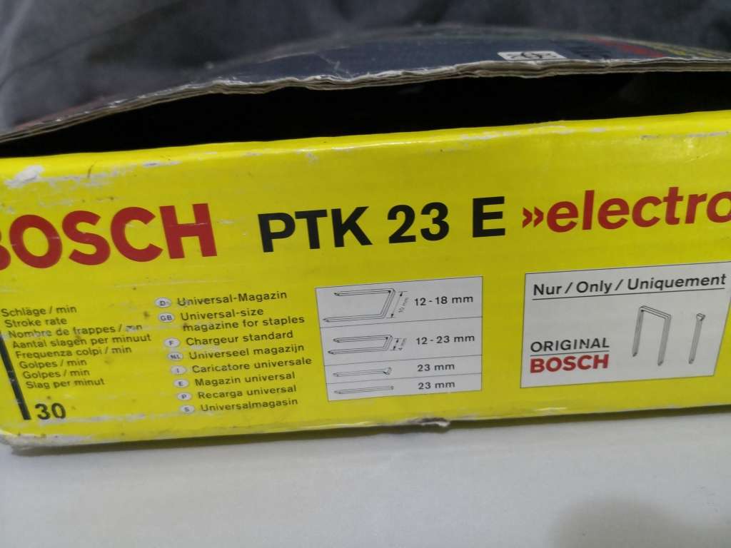 Bosch PTK 23 E  Stapler Electric Professional for Staples and nails 50W 230V