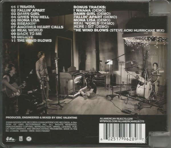 The All-American Rejects  When The World Comes Down  CD