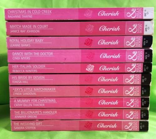Clearance sale - 10 Mills & Boon Cherish