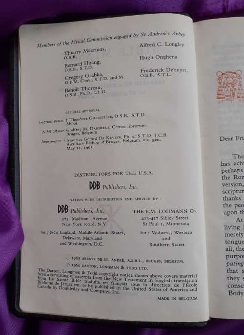 Saint Andrew Bible Missal