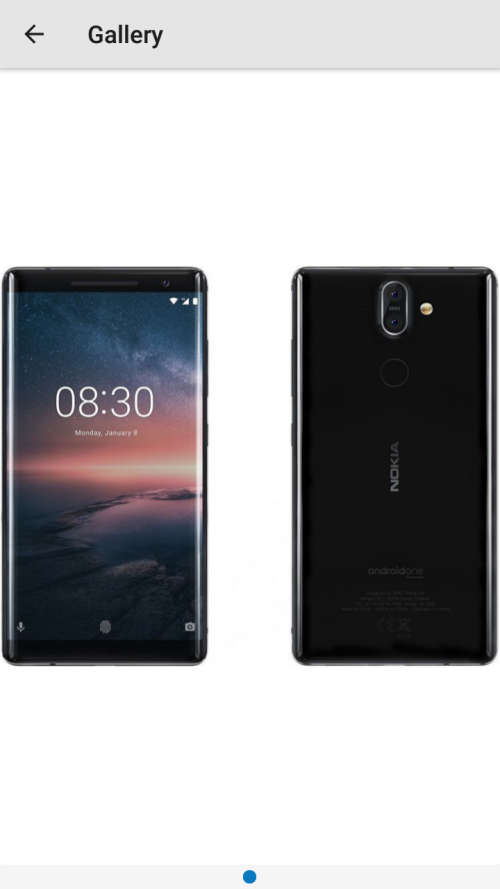 Nokia 8 Sirocco - 6GB Ram 128GB Storage - Brand New