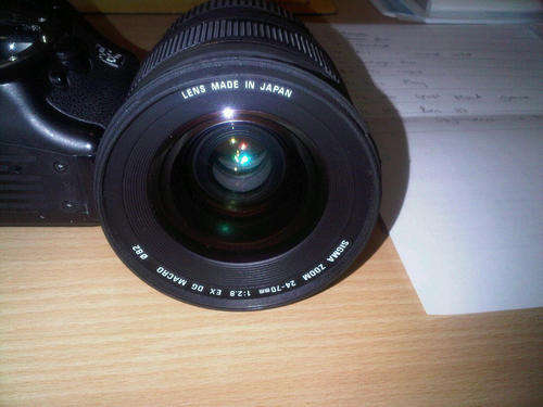 Canon EOS 5D with Sigma 24-70EX DG Lens