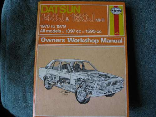 HAYNES OWNERS WORKSHOP MANUAL    (DATSUN 140J &160J )