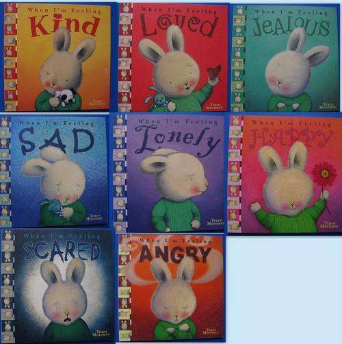 TRACE MORONEY  1 SET OF 8 BOOKS ( Feeling Series)