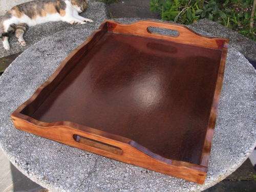 COFFEE TRAY  ( Frame: Silky Oak)