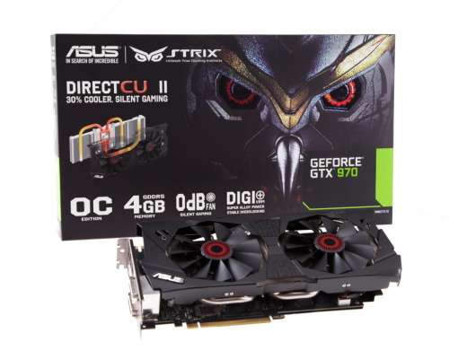 ASUS Strix GeForce GTX 970 4GB GDDR5 PCI Express 3.0 Video Card