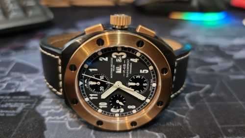 Montres De Luxe P48 Thunderbolt - Made in Italy - Limited Swiss Chronograph ETA Cal. 7750 Watch