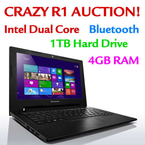 Lenovo G400 - Intel Dual Core 2.4Ghz, 4GB RAM, 1TB HDD, 14" Display, Bluetooth, Windows 10