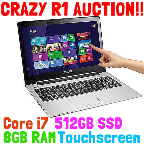 ASUS ULTRABOOK | CORE I7 3.1GHZ | 8GB RAM | 512GB SDD | 2GB GRAPHICS | TOUCH SCREEN | WIN 10