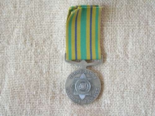 S.A. POLICE FAITHFUL SERVICE MEDAL (J.M. NTHUBANGA)
