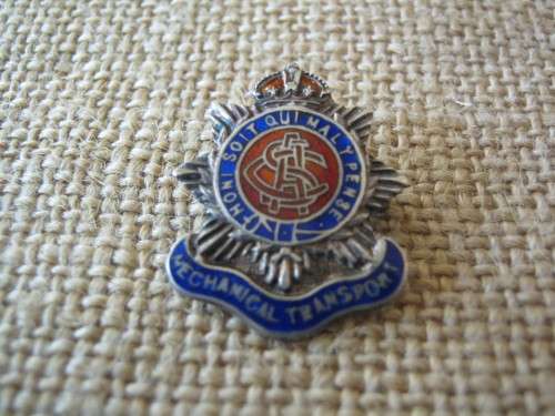 ARMY SERVICE CORPS SWEETHEART BADGGE (SILVER)