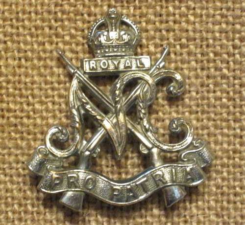 Royal Natal Carbineers Chrome cap badge