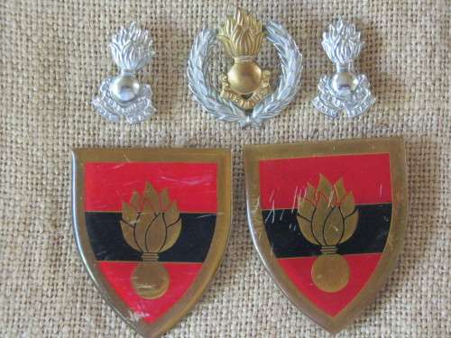 SCHOOL OF ENGINEERS CAP, COLLARS AND FLASHING (SCRATCHES ON FLASH)