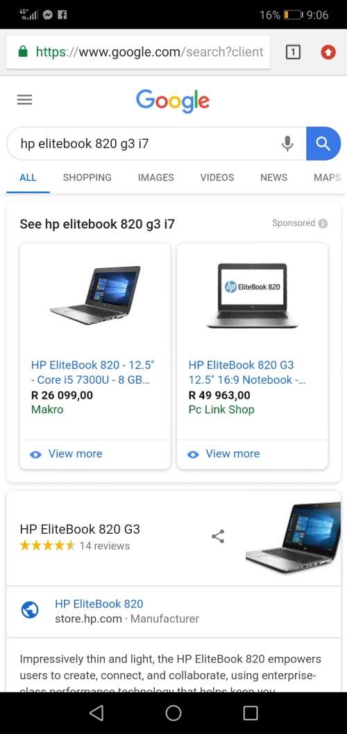 Monster Spec!! HP Elitebook 820 G3 Core i7 Premuim Ultrabook/ 8GB/ 256GB SSD/ HP Warranty till 2020