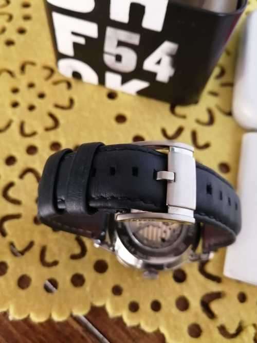 Fossil Townsman Men's Automatic Skeleton Watch-ME3110 with Original Blue Leather Strap