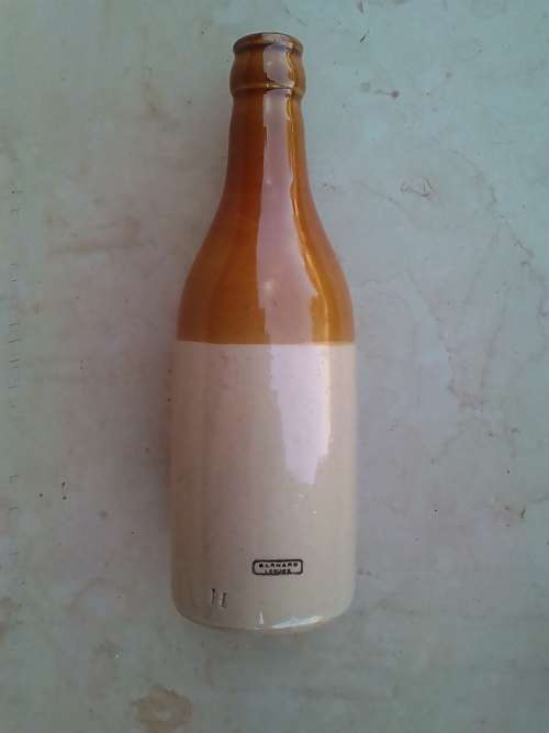 Ginger beer stoneware bottle