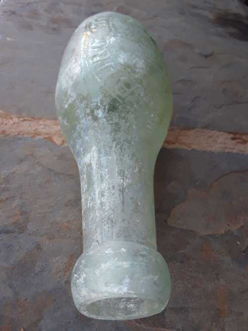 Antique Hamilton (torpedo) blob top Johannesburg Mineral Water Co.Ltd bottle with pictorial..