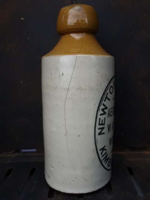 NEWTON STEAM AERATED WATER WORKS KIMBERLEY Ginger beer bottle