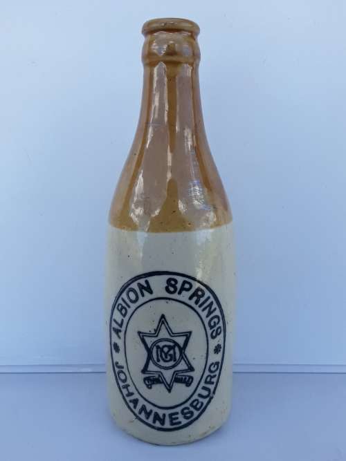 ALBION SPRINGS JOHANNESBURG Ginger beer bottle