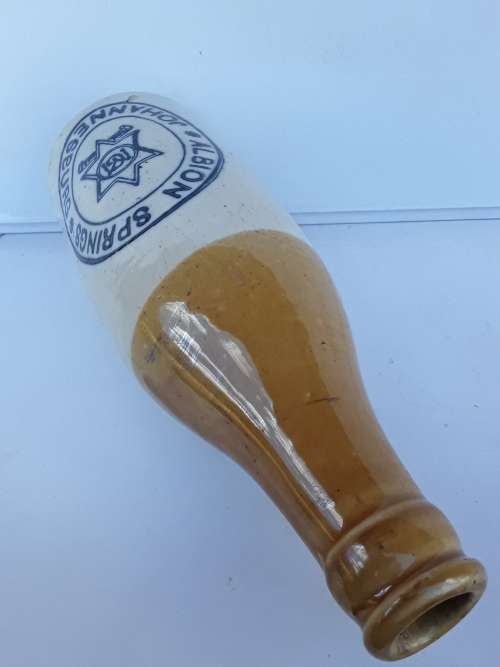 ALBION SPRINGS JOHANNESBURG Ginger beer bottle