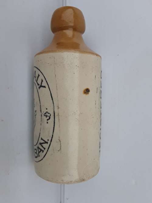 WM DALY DURBAN Ginger beer bottle