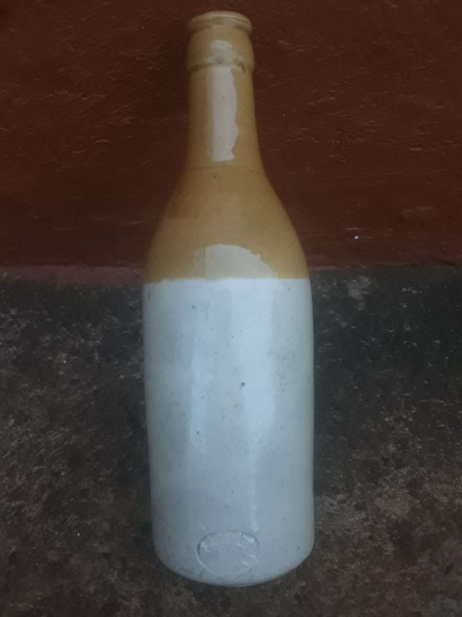 Antique Victoria ginger beer bottle