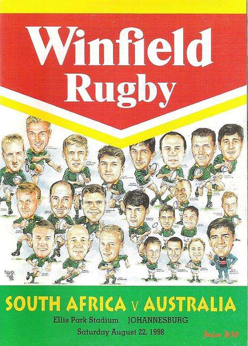 SOUTH AFRICA V AUSTRALIA 1998 TRI NATIONS