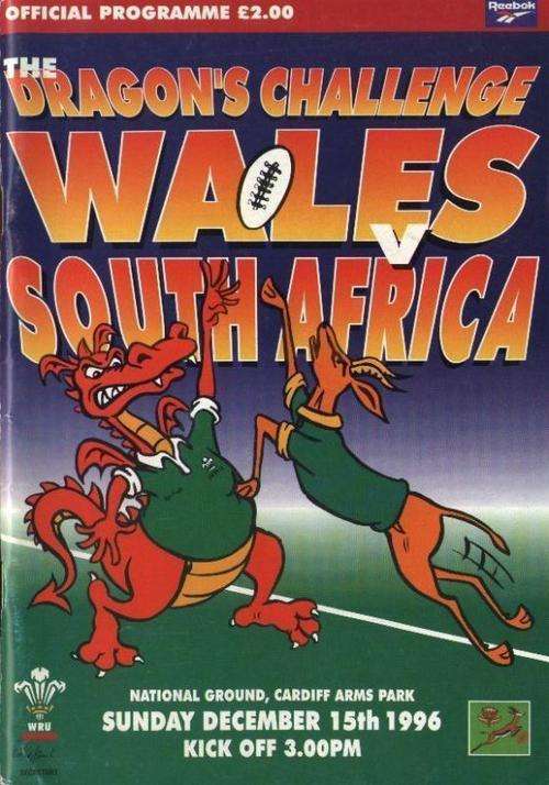 WALES V SOUTH AFRICA 1996
