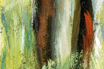 Talk to the Trees. Breath Deeply. - Original Acrylic Painting - Miranda Gerber