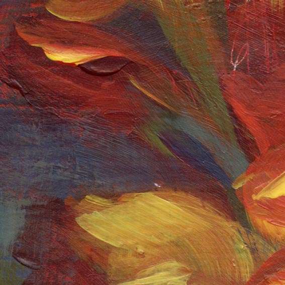 Delphiniums - Original Acrylic Painting - Miranda Gerber