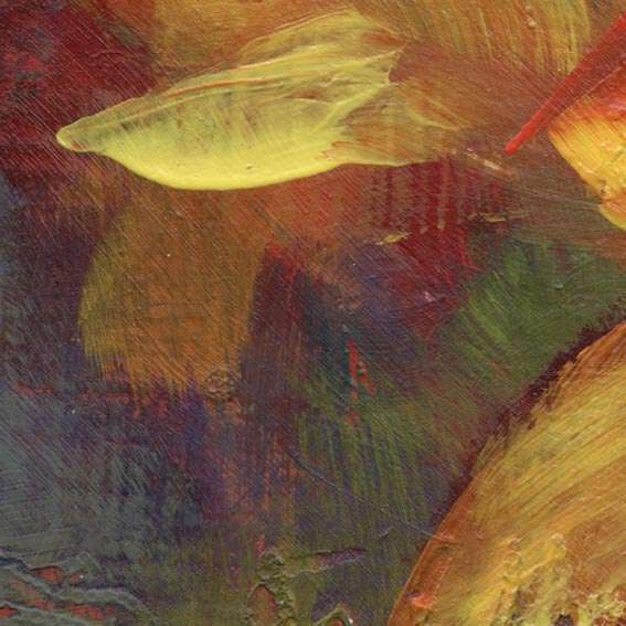 Delphiniums - Original Acrylic Painting - Miranda Gerber