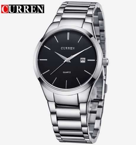 Watches - CURREN  Analog sports Wristwatch Display Date Men's Quartz Watch