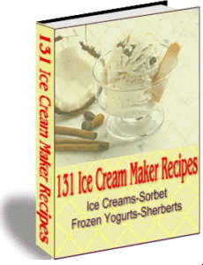 131 Ice Cream Maker Recipes - eBook