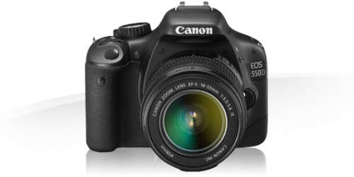 Canon EOS 550D Digital SLR camera with 18-55mm & 55-250mm Lenses