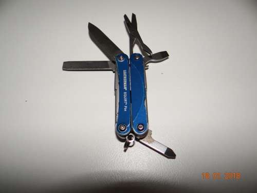 LEATHERMAN SQUIRT PS4 | GENUINE LEATHERMAN | BLUE | GOOD CONDITION