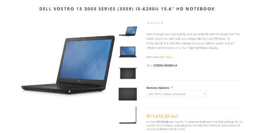 DELL 2017 | INTEL i5 6200U 6TH GEN | 4GB RAM (16GB MAX) | 500GB SSHD | WINDOWS 10 | FULL HD | AS NEW