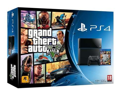 PLAYSTATION 4 | 1TB | BLACK | NEW SLIM VERSION | WITH GTA 5