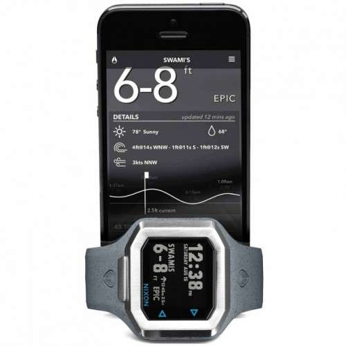 NIXON ULTRATIDE SMART WATCH | CONCRETE SS| MONITOR TIDES REALTIME |WITH SURFLINE|RETAILS FOR R4699
