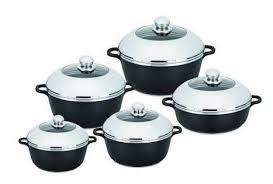 10 Piece New Healthy Non-Stick Die Cast Aluminium Cookware