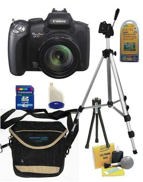 Canon PowerShot SX10 iS SX10IS 4Gb Kit - Free delivery