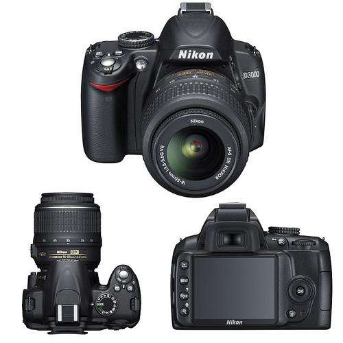 Nikon D3000 10MP with 18-55mm f/3.5-5.6G AF-S DX VR Lens