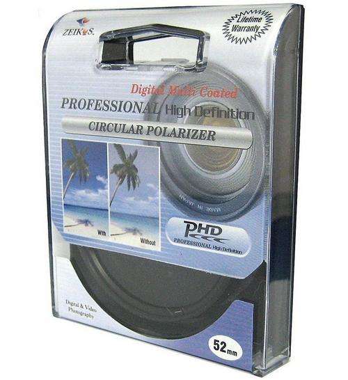 52mm MULTI-COATED Circular Polarizer Glass Filter