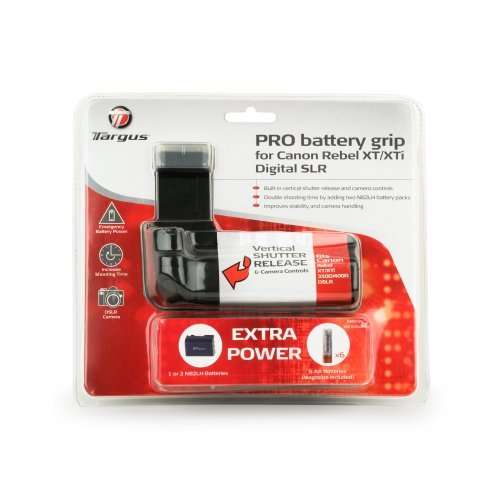 Targus TG-BGXTI Battery Grip for Canon Eos Rebel XTi - 400D/XT - 350D
