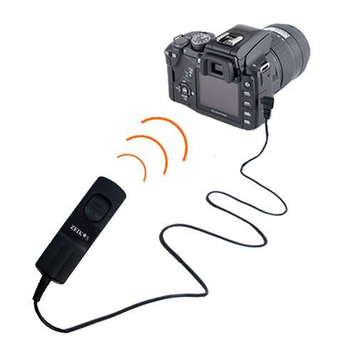 Zeikos ZE-RMC30 Remote Switch for Nikon SLR Cameras D1 & D2 Series, D200, D300, D700, D3